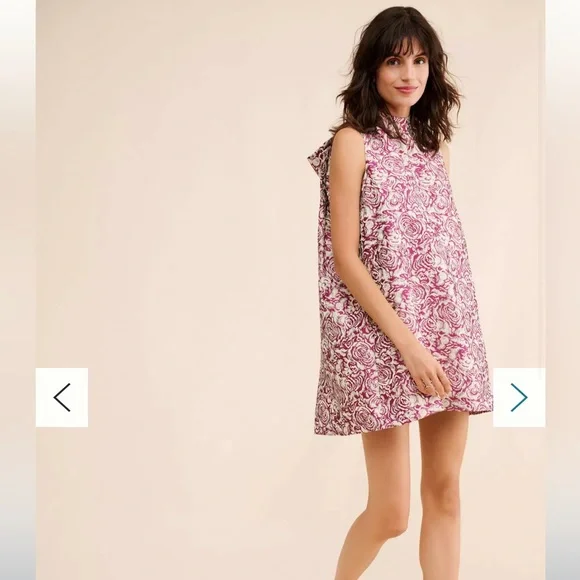 Anthropologie Sunday in Brooklyn Brocade Mini Shift Dress - Picture 3 of 5